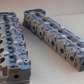 JAGUAR V12 CYLINDER HEAD CASTINGS.
